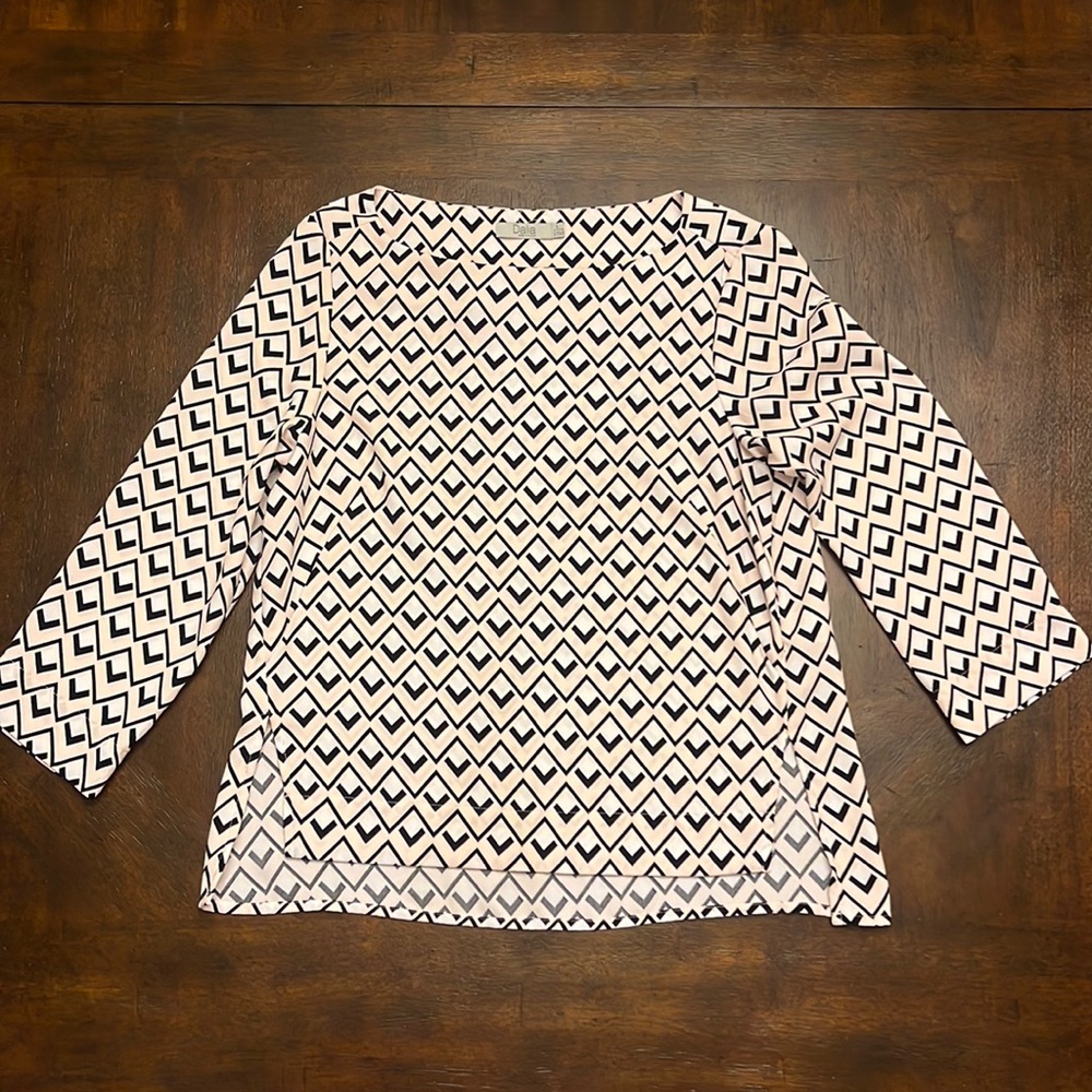 Dalia geometric print top size small